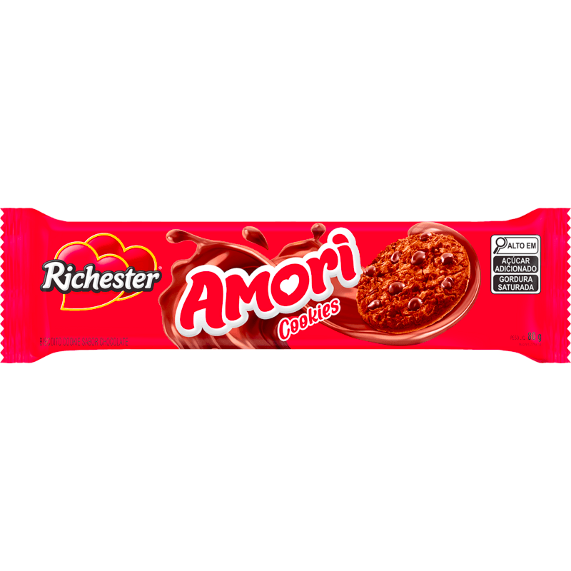 Biscoito Cookie Richester Chocolate 80g