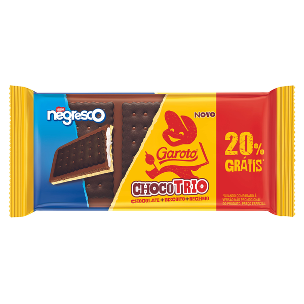 CHOC.GAROTO TRIO M.AMARGO 90G