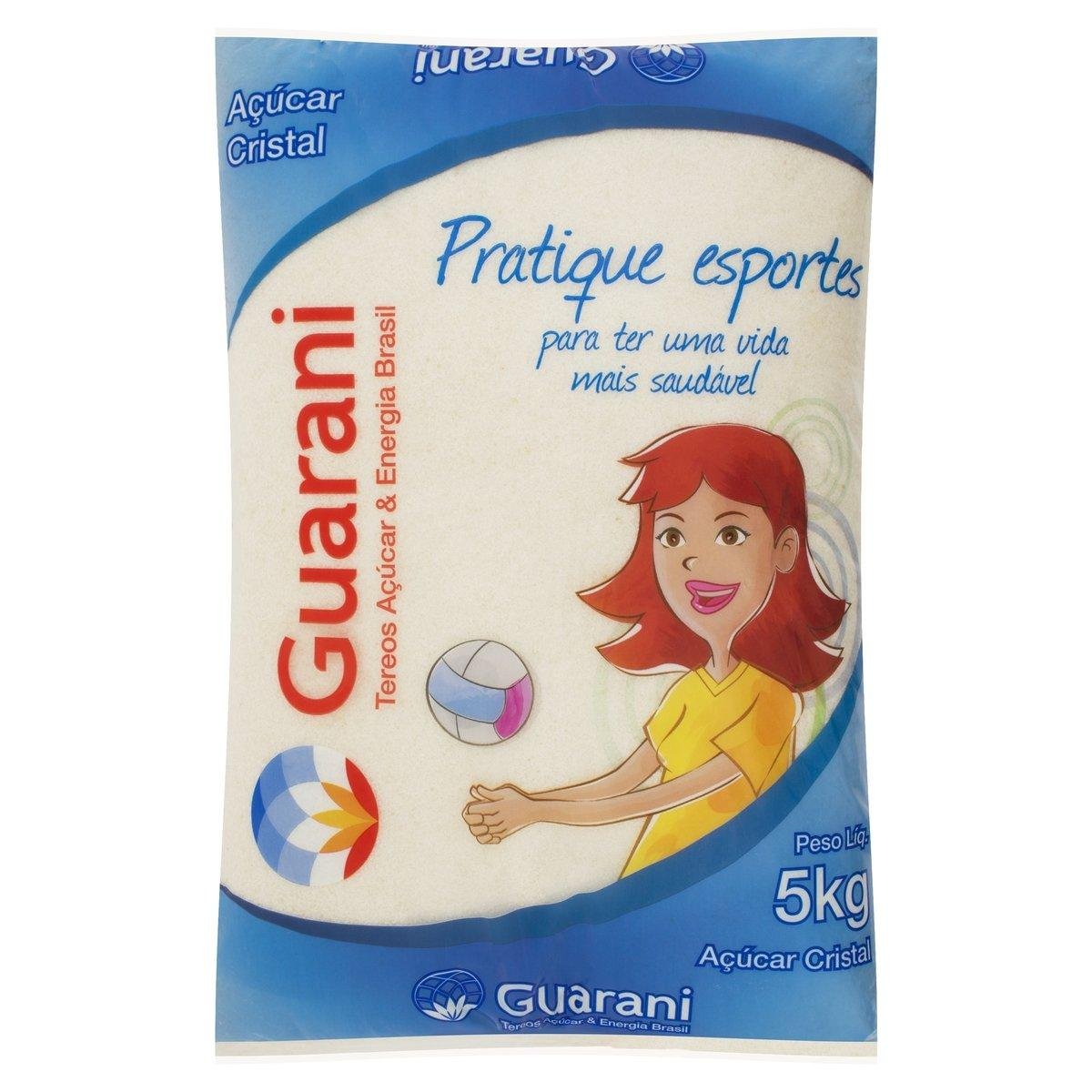 Açúcar Cristal Guarani Pacote 5kg