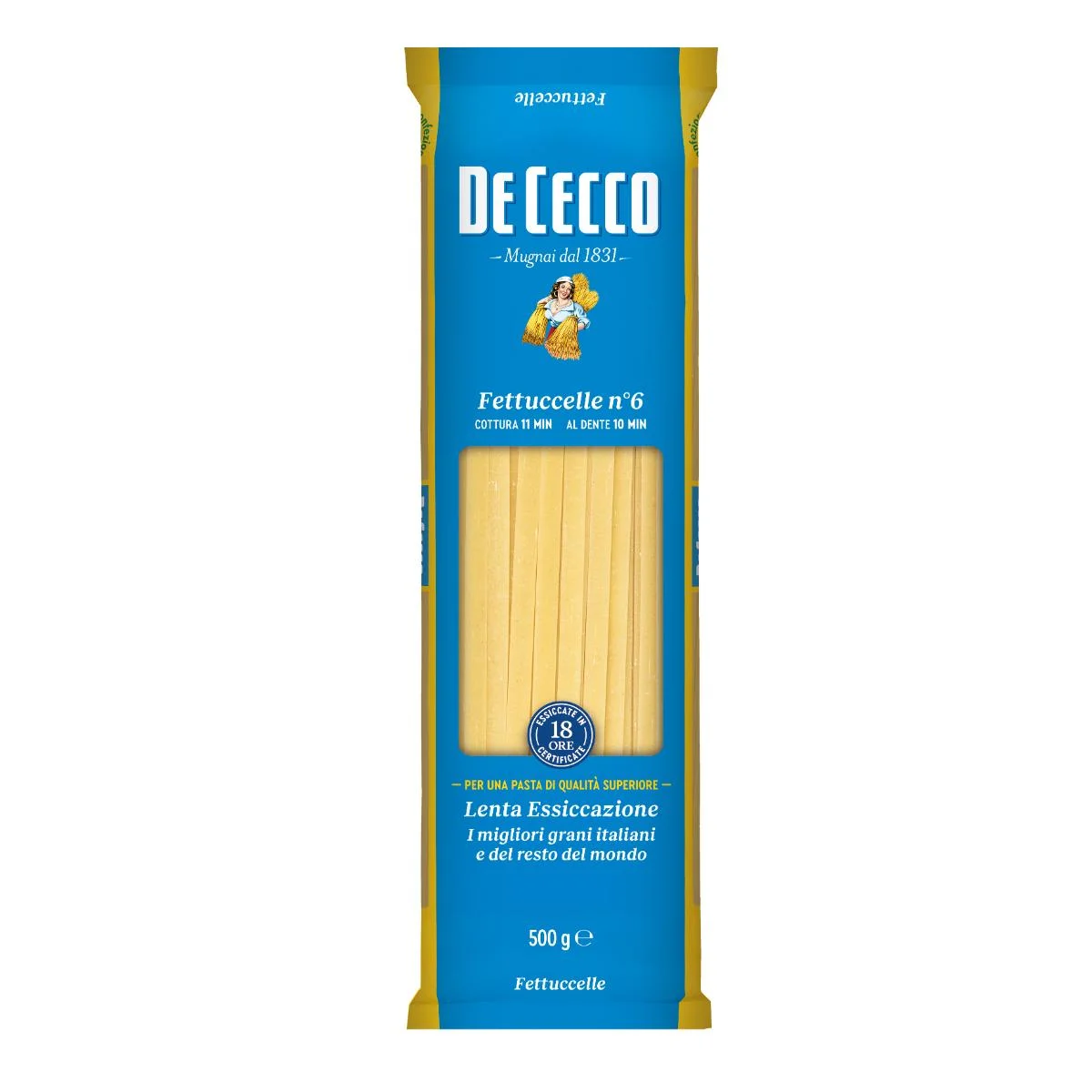 Macarrão Italiano Fettuccelle DE CECCO Pacote 500g
