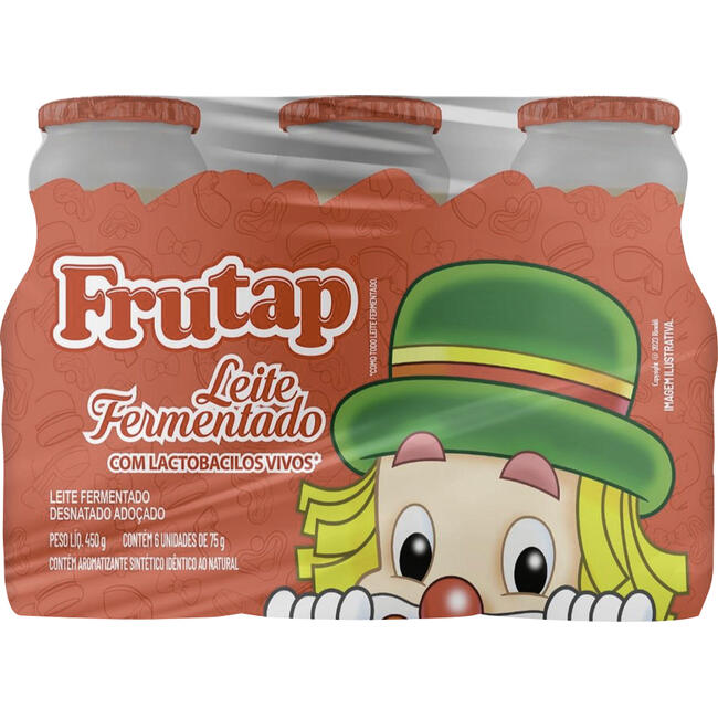 Leite Fermentado Frutap Patati Patatá 450g