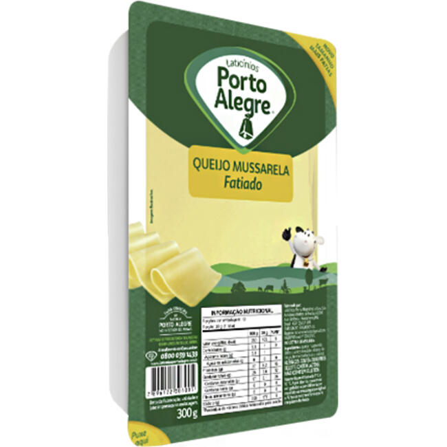 Queijo Mussarela Porto Alegre Fatiado 300g