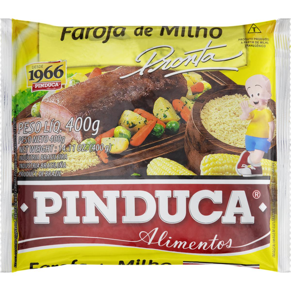 Farofa de Milho Pinduca Pronta 400g