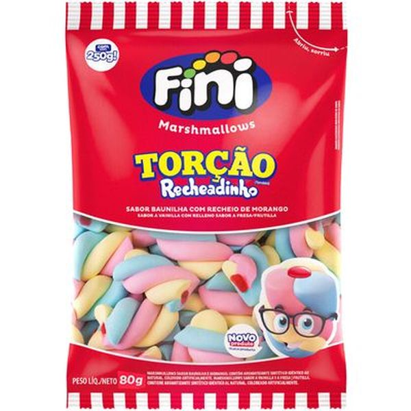 Marshmallow Fini 80g - Torção Recheadinho