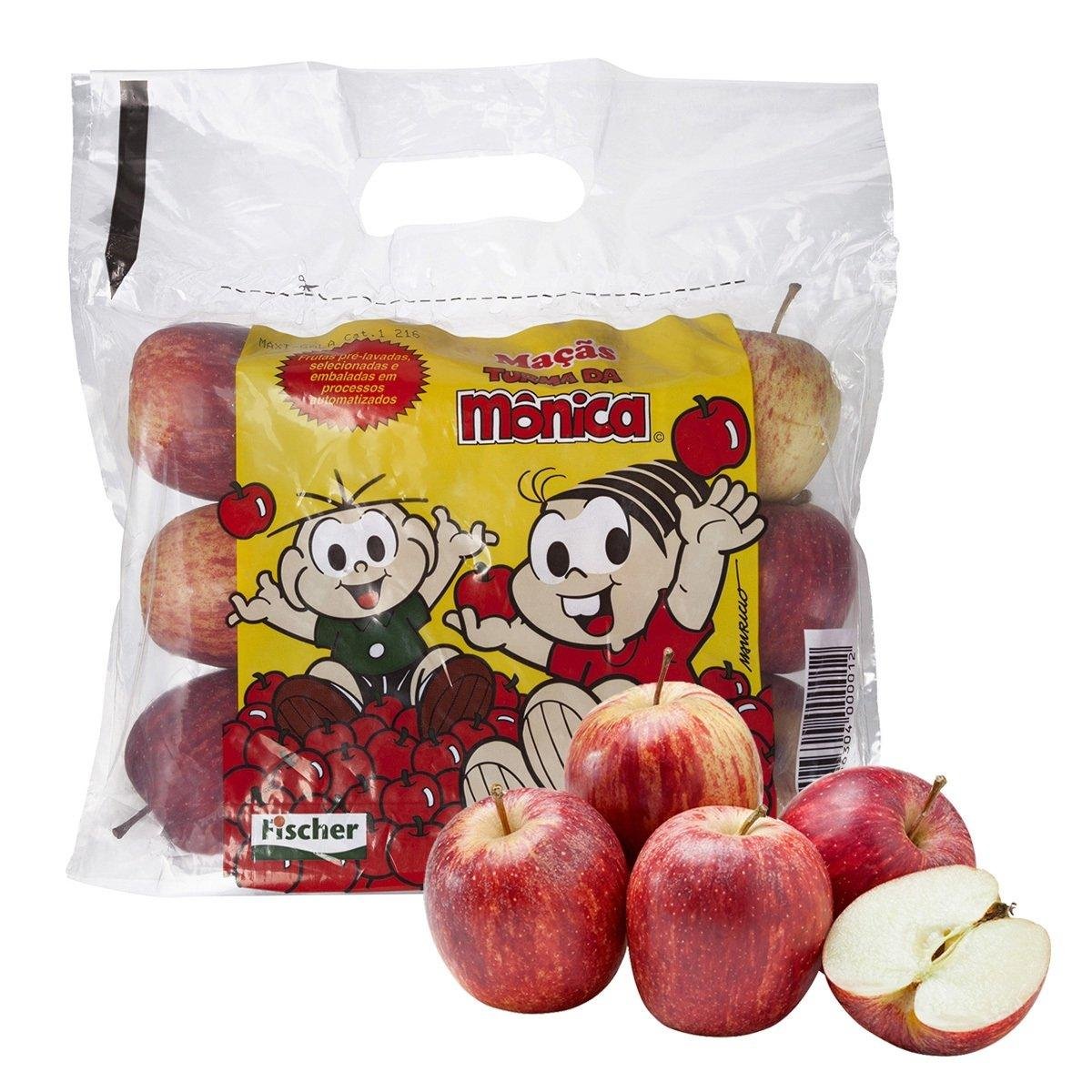 Maçã TURMA DA MÔNICA Pacote 1kg