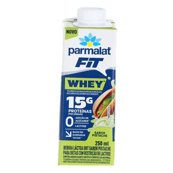 Bebida Láctea Proteica Parmalat 250ml - 15g de Proteína - Pistache