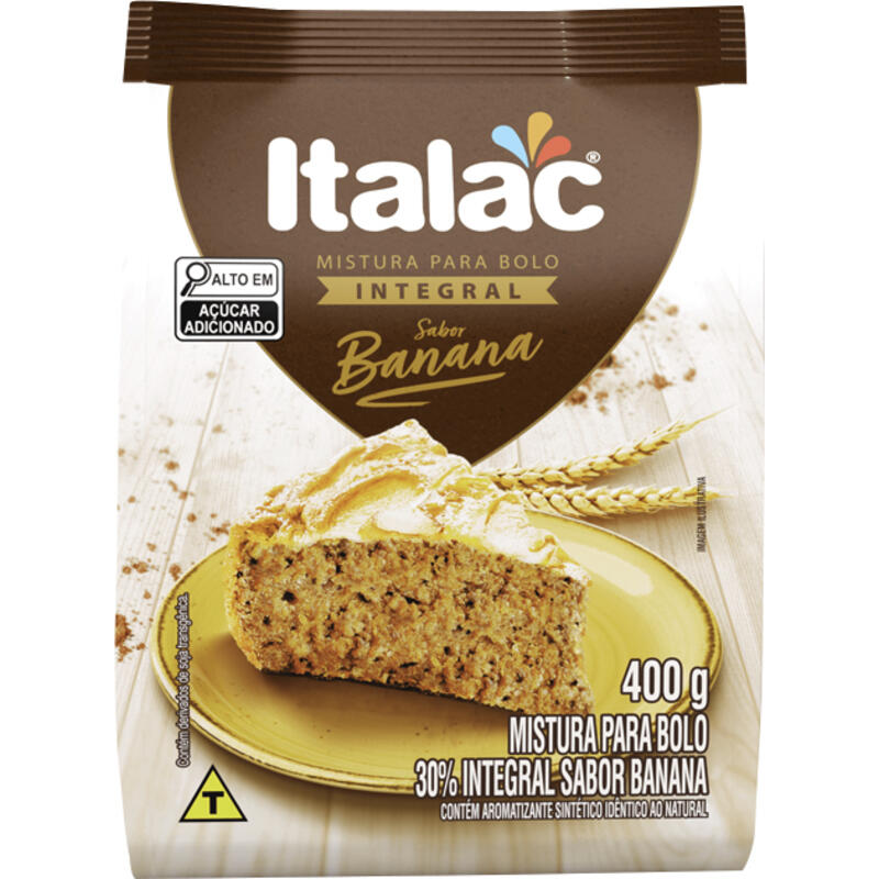 Mistura para Bolo Italac Integral Banana 400g
