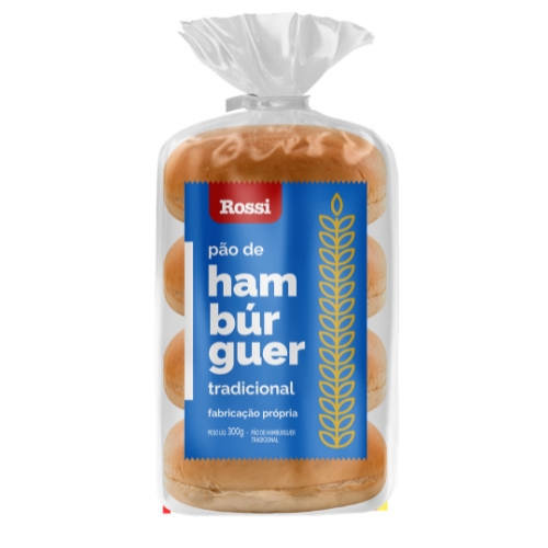 Pão Hamburguer Rossi 300g