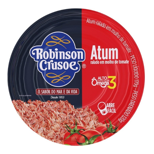 Atum em Pedaços Robinson Crusoé ao Molho de Tomate 120g