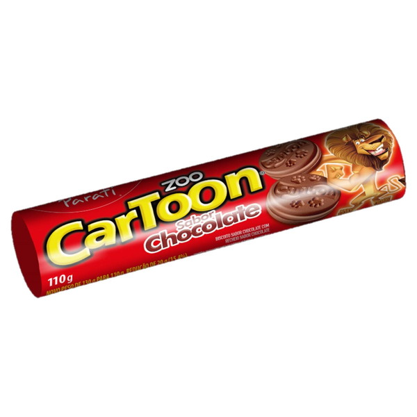 Biscoito Recheado Cartoon Parati 110g - Chocolate