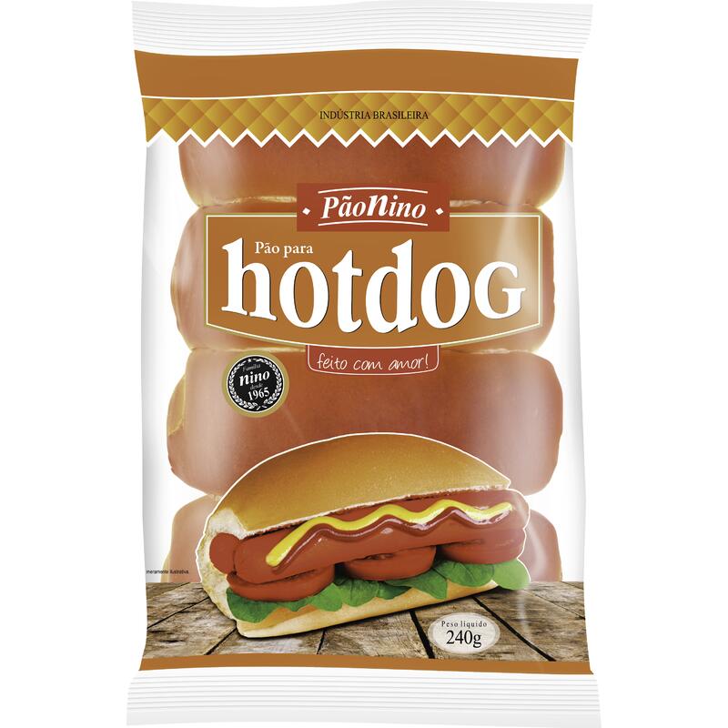 Pão para Hot-Dog NINO 240g