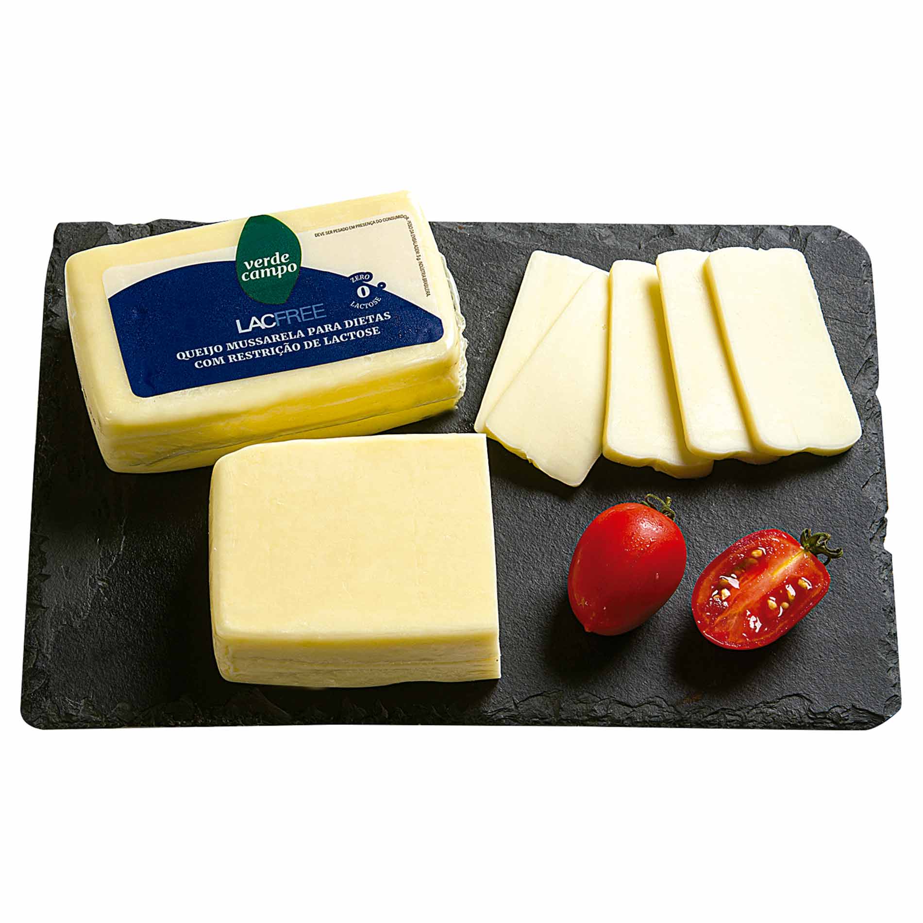Queijo Mussarela Zero Lactose Lacfree Verde Campo