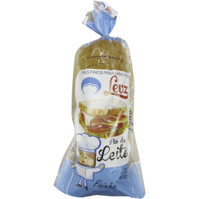 Pão de Forma Levz Leite 450g