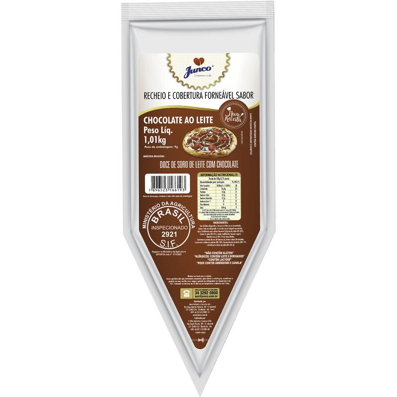 Cobertura Forneável Junco Chocolate ao Leite 1,010kg