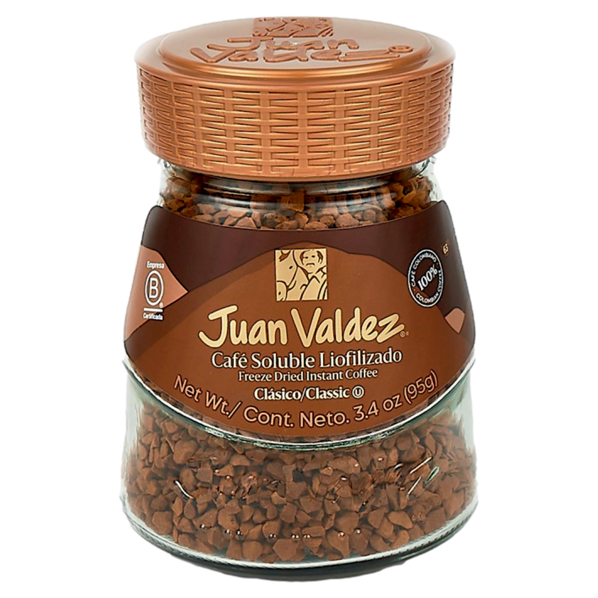 Café JUAN VALDEZ Solúvel Classico 95g