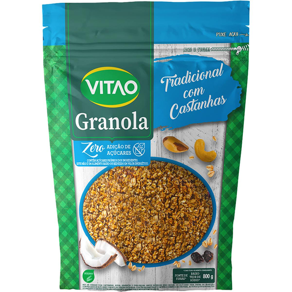Granola Vitao Tradicional Zero Açúcar 800g