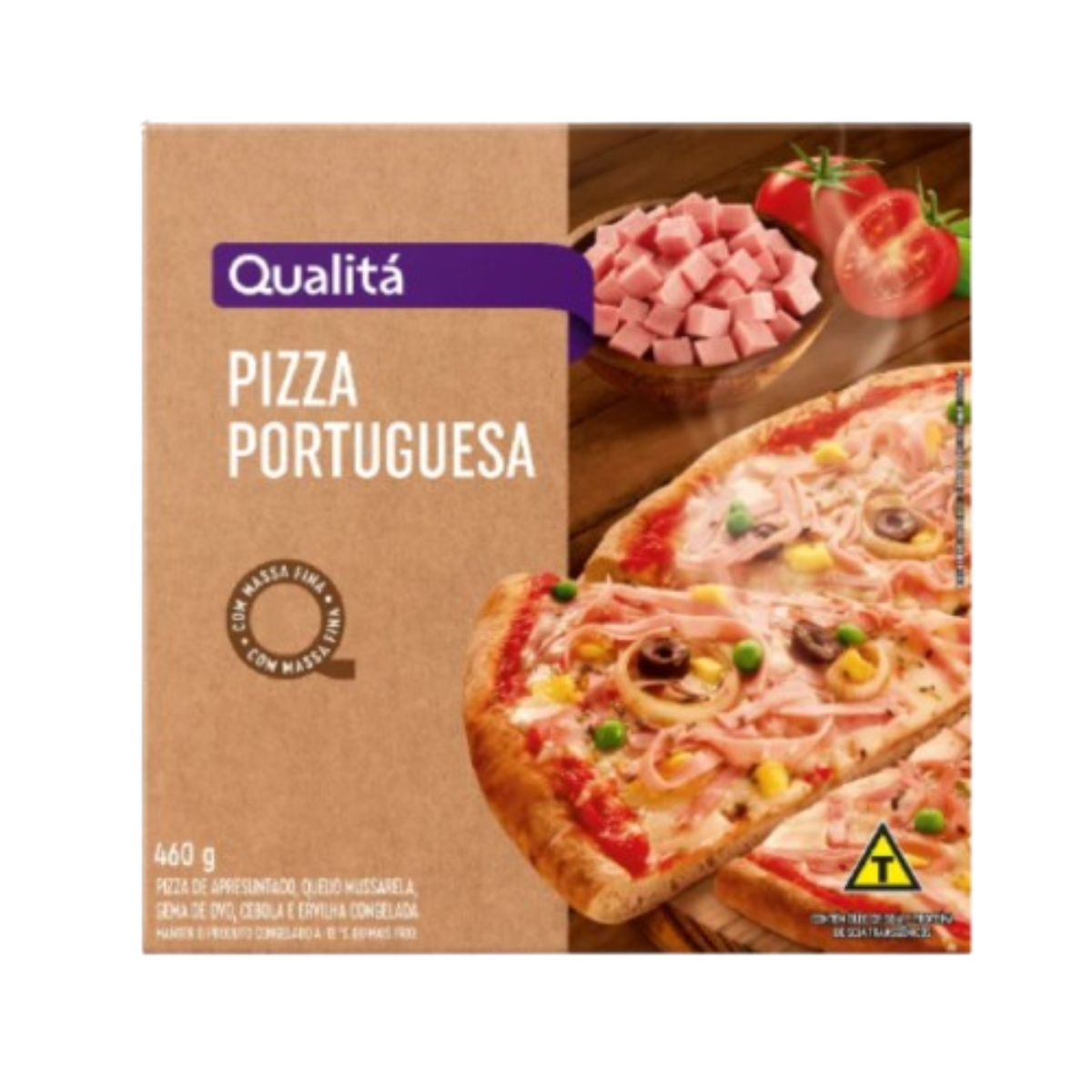 Pizza Portuguesa Qualitá Caixa 460g