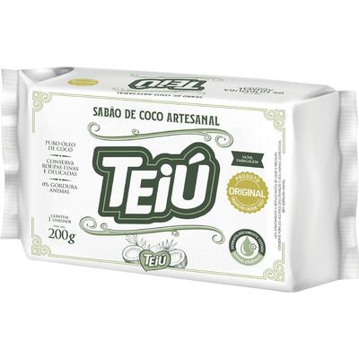 Sabão em Pedaço Teiú Coco 200g