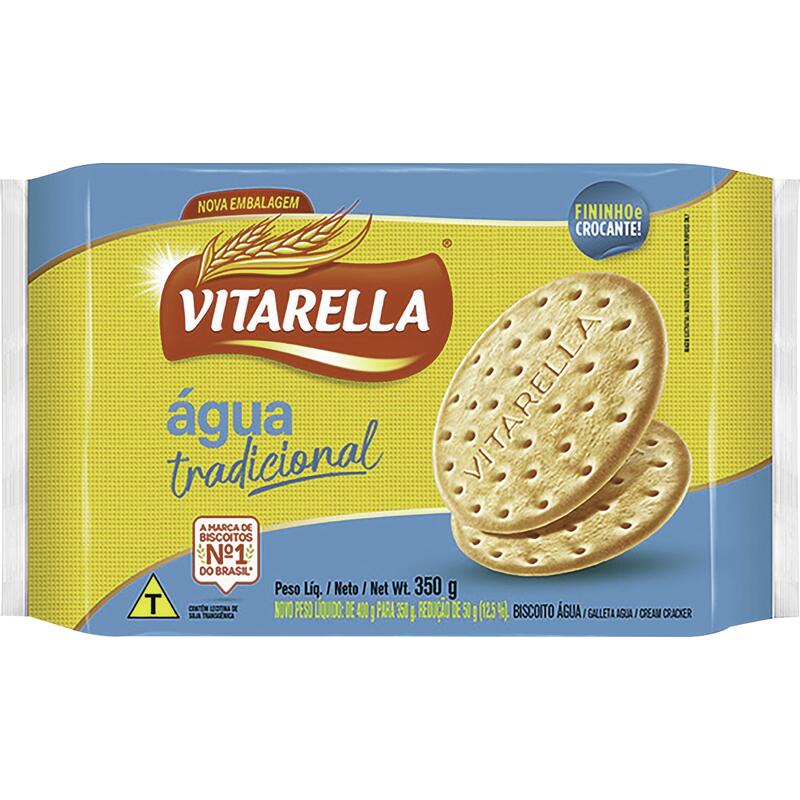 Biscoito Vitarella Água Tradicional 350g