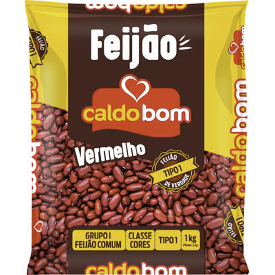 Feijão Vermelho Caldo Bom Tipo 1 1kg