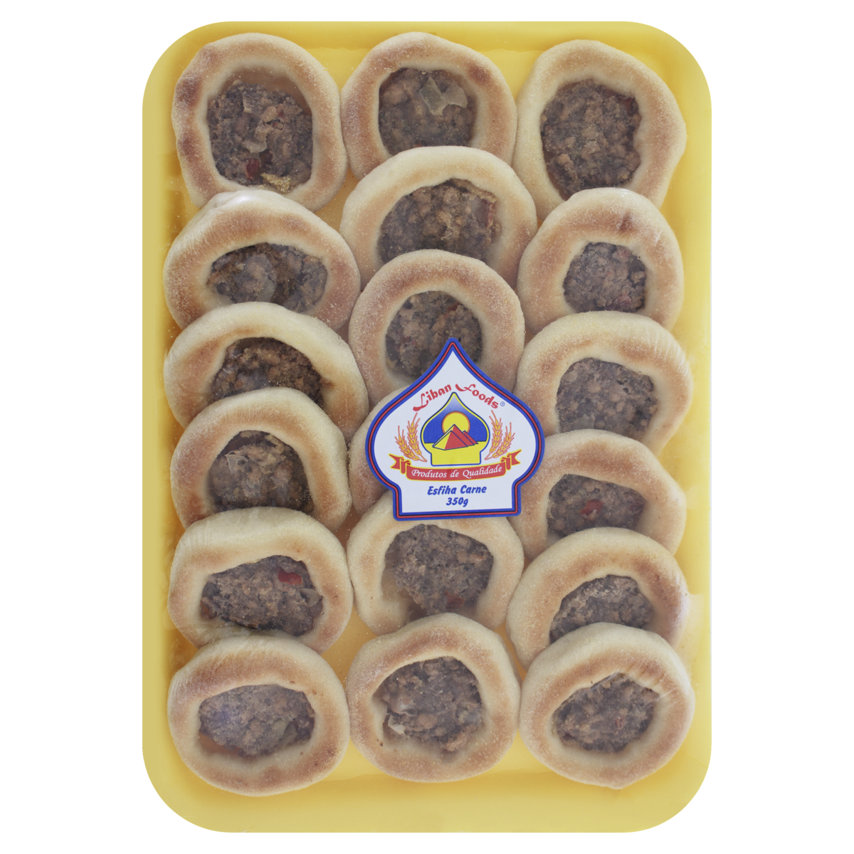 Esfirra Aperitivo Carne Liban Foods Bandeja 350g