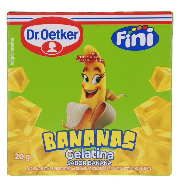 Gelatina Dr. Oetker 20g - Fini - Banana