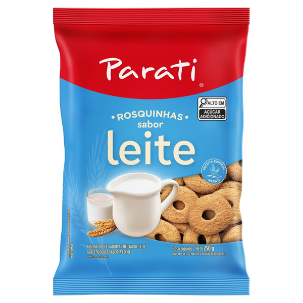 Biscoito Rosquinha Leite Parati 250g