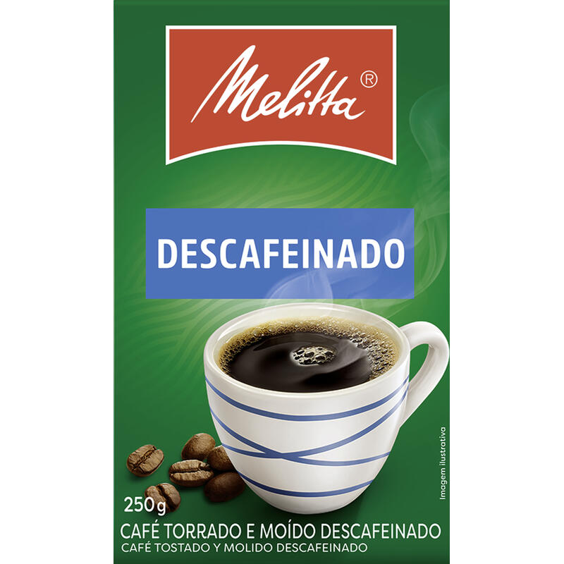 Café Melitta Descafeinado Vácuo 250g