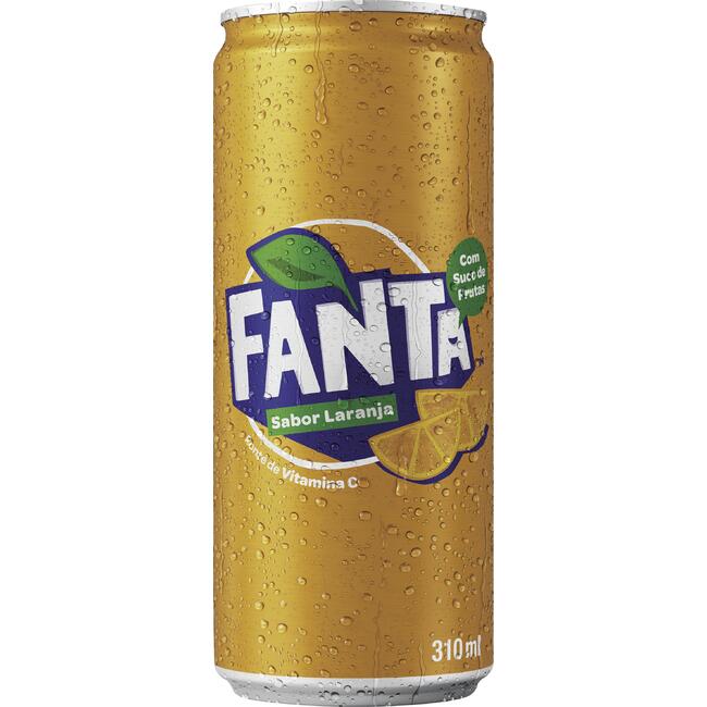 Refrigerante Fanta Laranja Sleek 310ml