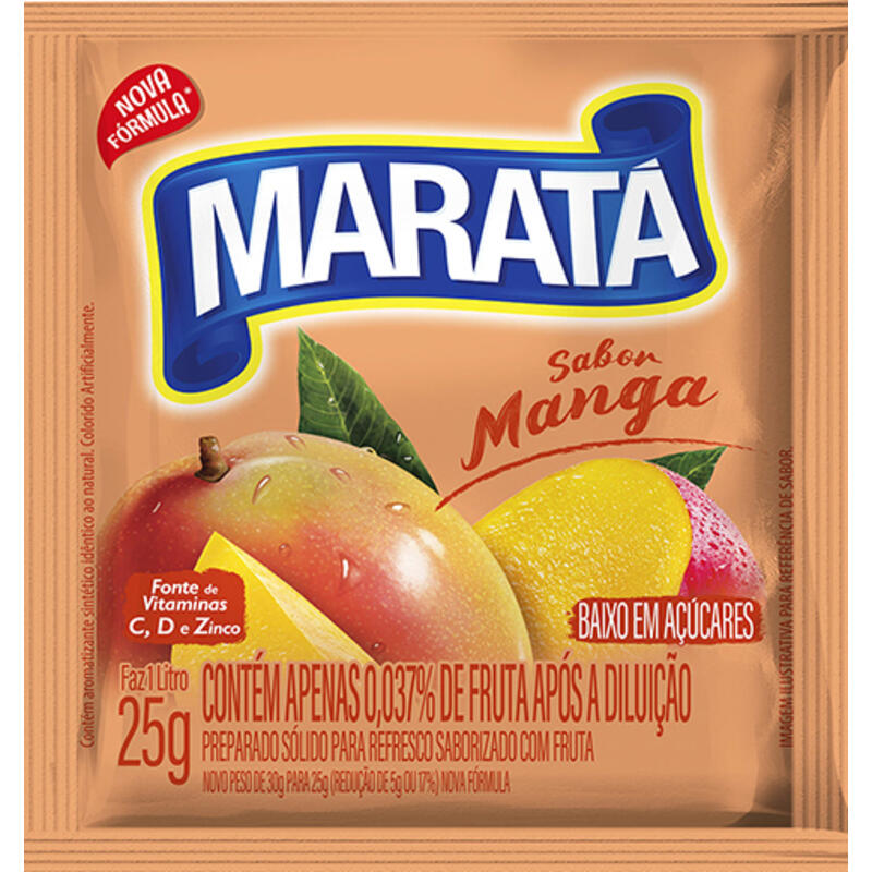 Refresco em Pó Maratá Manga 25g