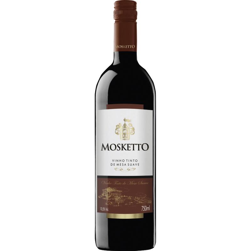 Vinho Mosketto Tinto suave 750ml