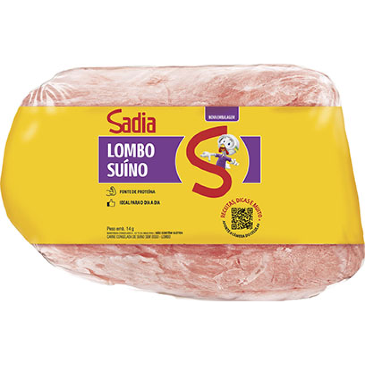 Lombo Suíno Congelado Sadia 1,5Kg