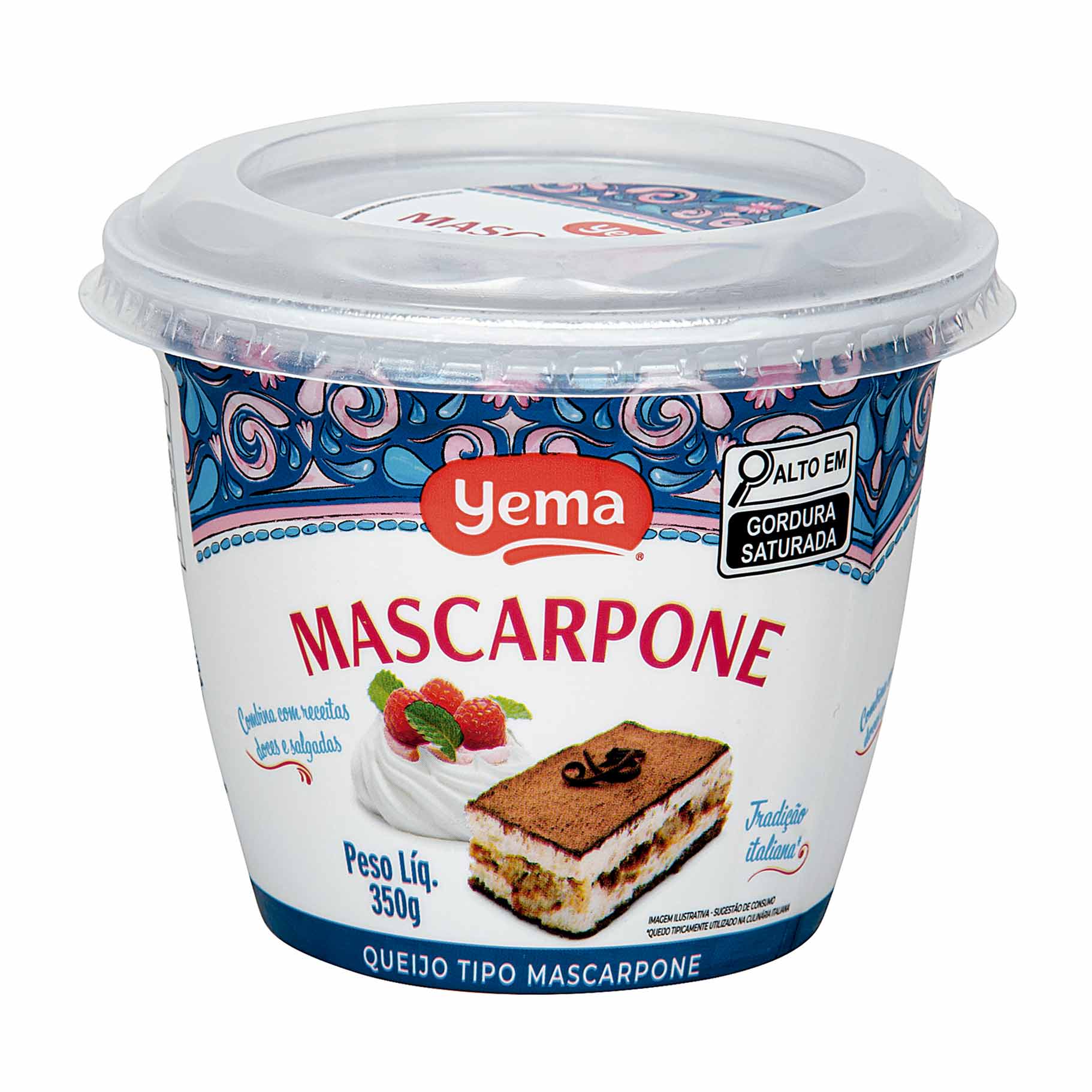 Queijo Mascarpone Yema 350g