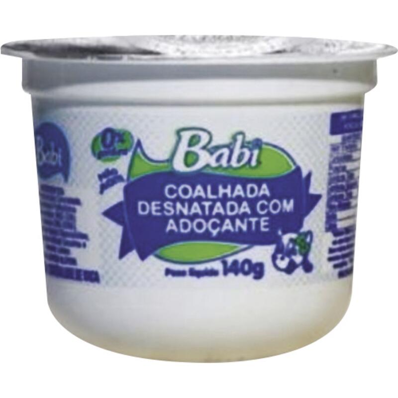 Coalhada Babi Desnatada com Adoçante 140g