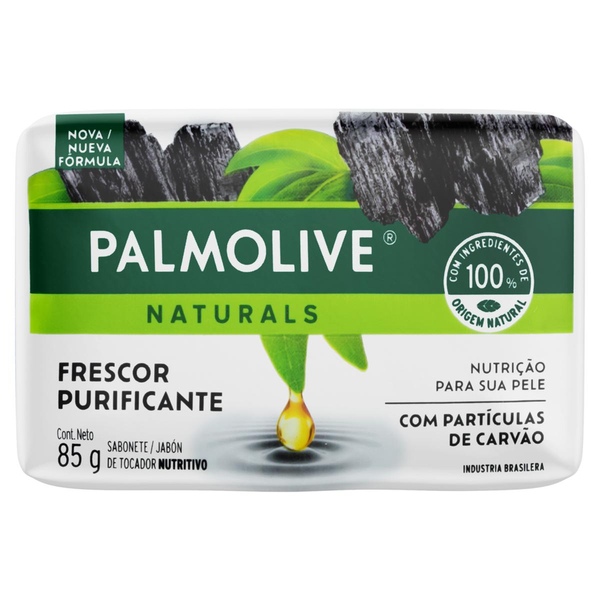 Sabonete Barra Frescor Purificante Palmolive Naturals 85g