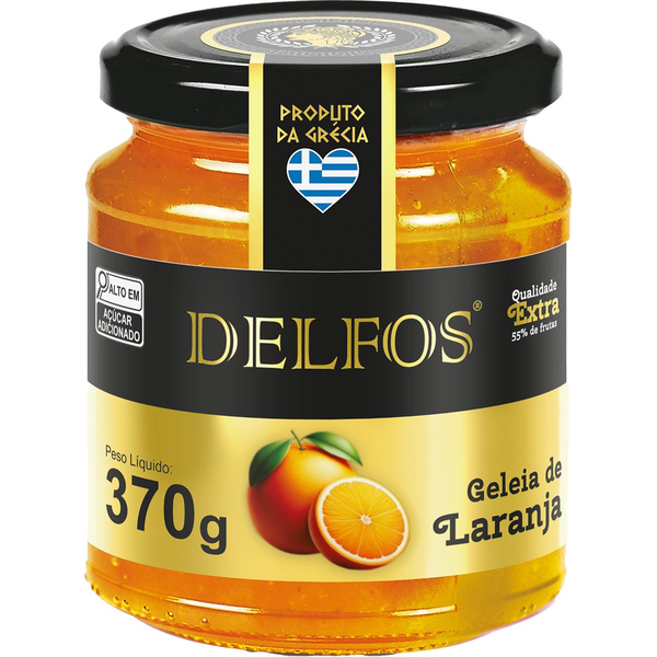 Geleia Grega Delfos 370g - Laranja