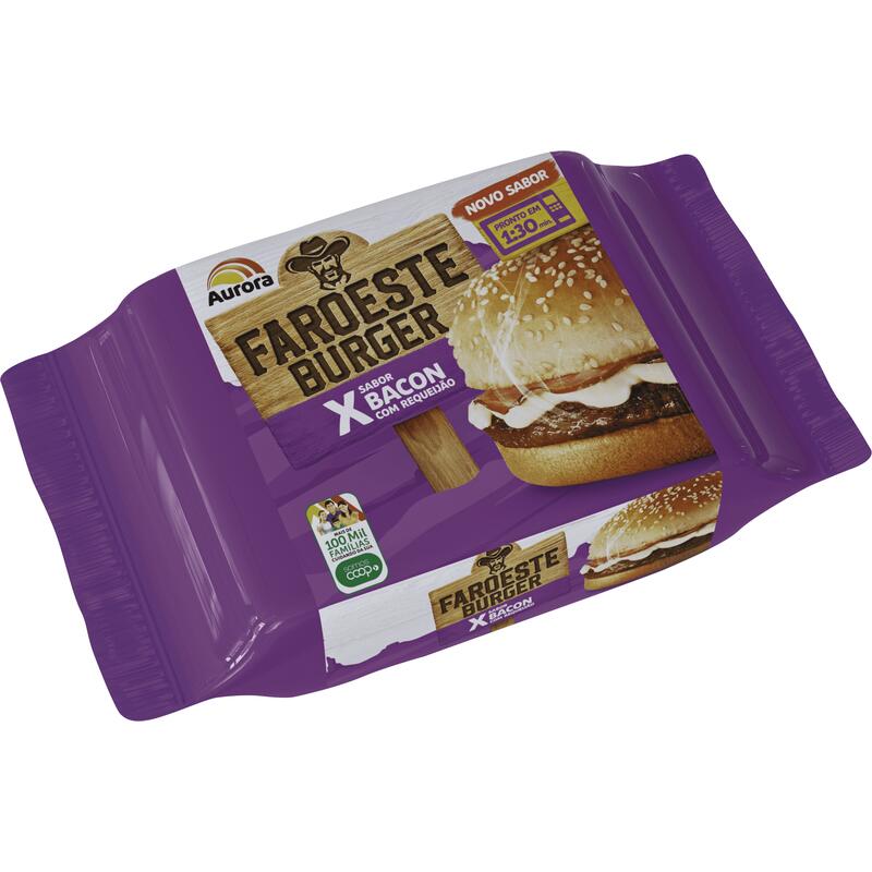 Lanche Faroeste Burger-X Bacon Aurora 145G