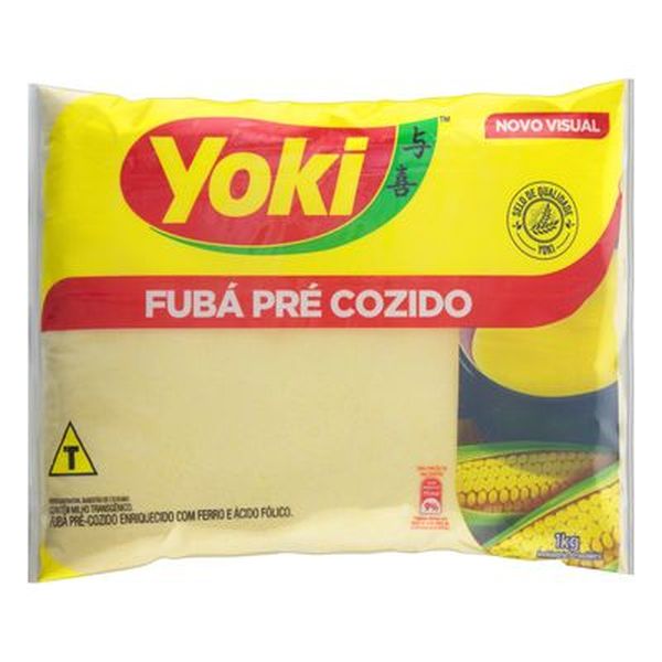 Fubá YOKI pré-cozido 1kg