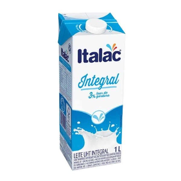 Leite ITALAC Integral com Tampa 1L
