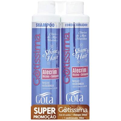 Kit Gotíssima Shampoo + Condicionador Algas Marinhas