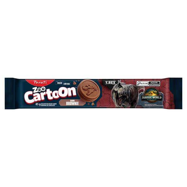 Biscoito Recheado Cartoon 85g - Brownie