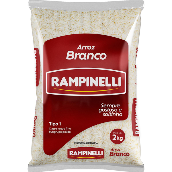Arroz Rampinelli 2kg - Branco
