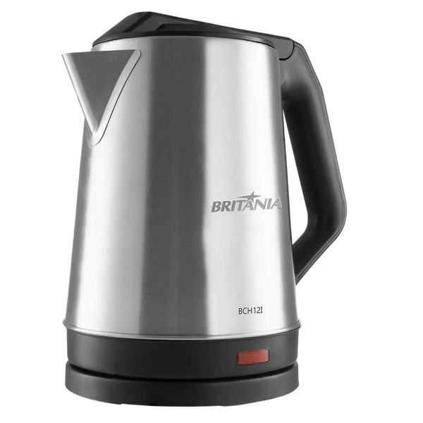 Chaleira Elétrica Britânia 127V - Capacidade 1,9 Litro - Inox - Ref. BCH12I