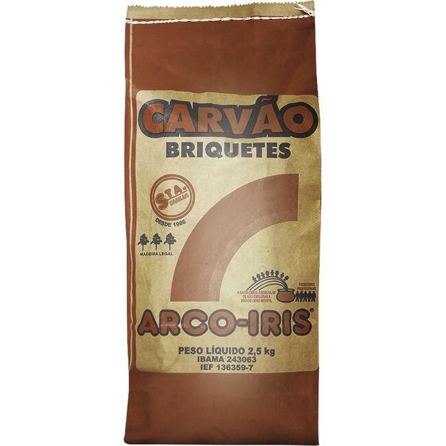 Carvão Briquetes Arco-Íris 2,5kg