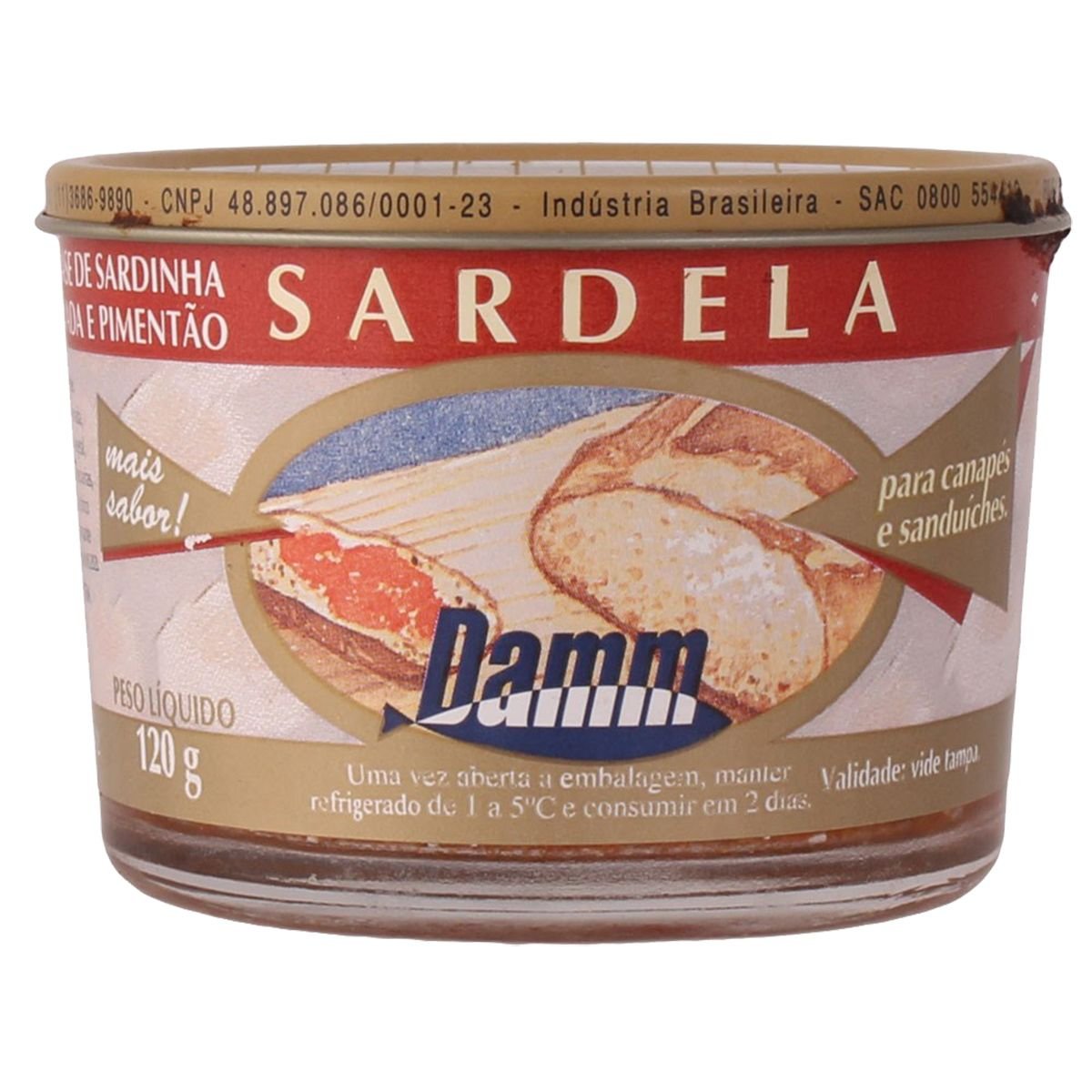 Sardela Damm 120g