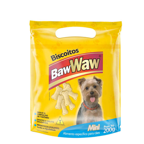 Biscoito Cães Baw Waw Mini 200g