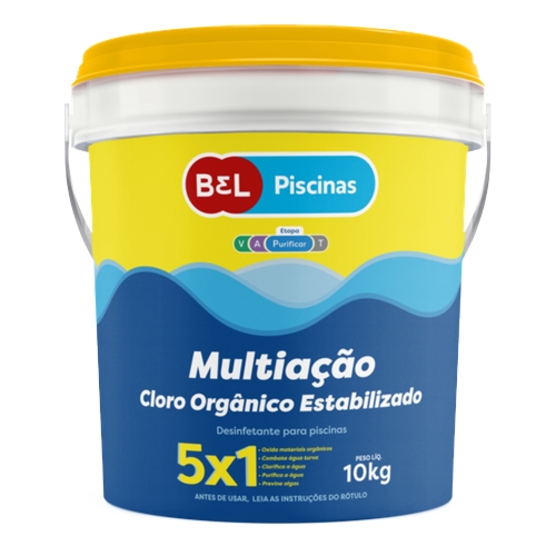 Cloro Bel Piscinas Multiação Estabilizado Granulado 10kg