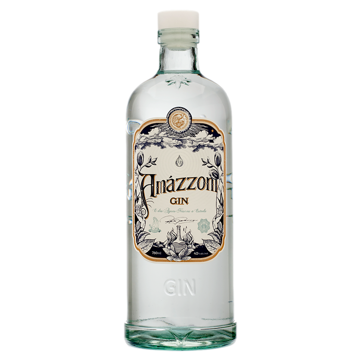 Gin Amázzoni Garrafa 750ml