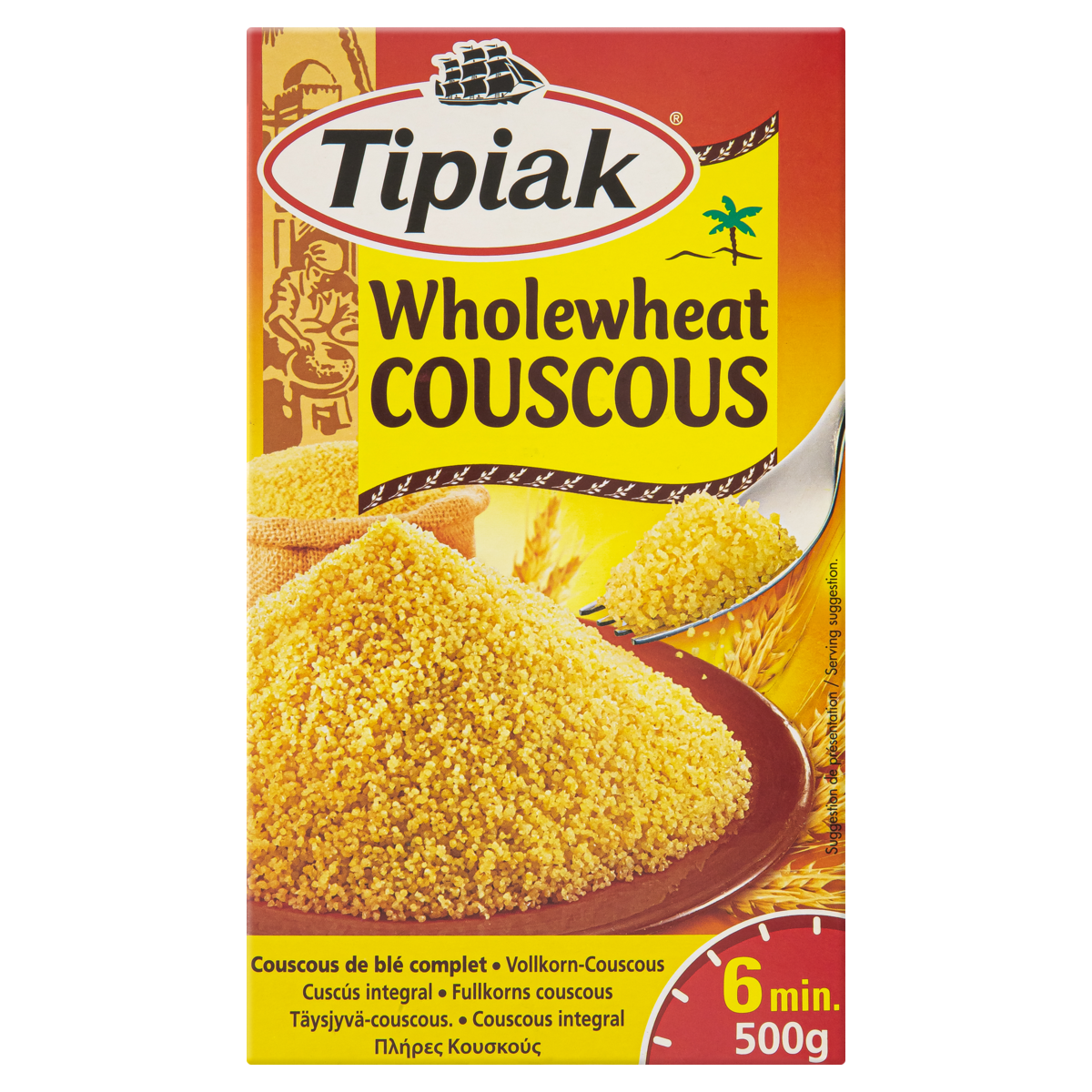 Cuscuz Integral Tipiak Caixa 500g