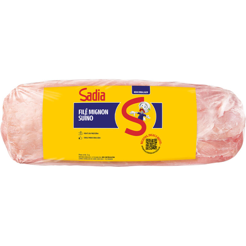 Filé Mignon Suíno Sadia Cong Preço por quilo na peça